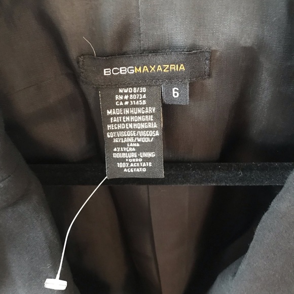 BCBGMaxAzria Black Suit size 6 & 4 - Picture 2 of 5